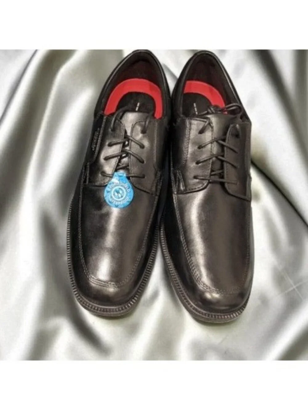 Rockport Men's Margin Oxford Black Leather Lace Up Shoes Size 10.5 NEW NO BOX